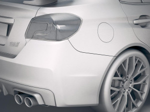 Subaru WRX STI S209 2020 Model 3D