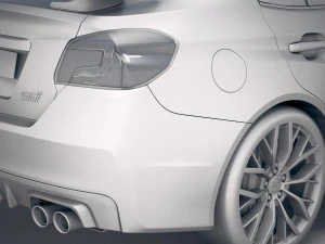Subaru WRX STI S209 2020 3D Model