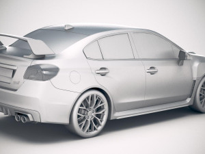 Subaru WRX STI S209 2020 Model 3D