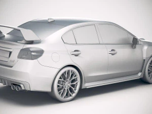 Subaru WRX STI S209 2020 3D Model