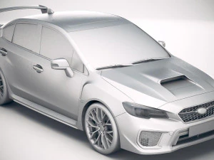 Subaru WRX STI S209 2020 3D Model
