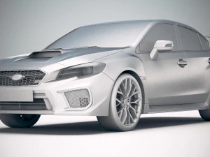 Subaru WRX STI S209 2020 3D Model