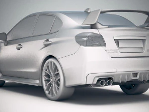 Subaru WRX STI S209 2020 3D Model