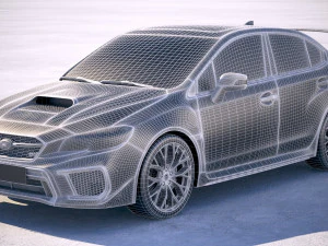Subaru WRX STI S209 2020 3D Model