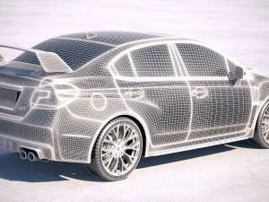 Subaru WRX STI S209 2020 3D Model