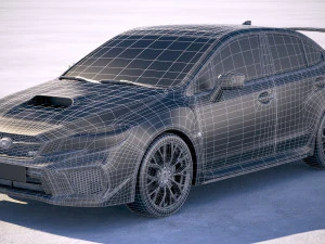 Subaru WRX STI S209 2020 3D Model
