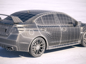 Subaru WRX STI S209 2020 Model 3D