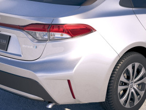 Toyota Corolla Sedan Hybrid US 2020 Modèle 3D