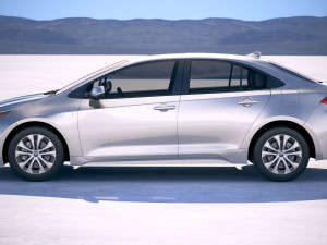 Toyota Corolla Sedan Hybrid US 2020 Modèle 3D