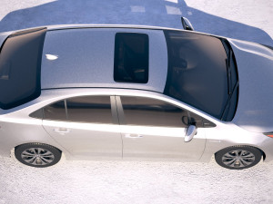 Toyota Corolla Sedan Hybrid US 2020 Modèle 3D