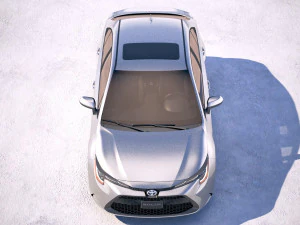 Toyota Corolla Sedan Hybrid US 2020 3D Model