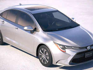 Toyota Corolla Sedan Hybrid US 2020 3D Model