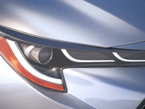 Toyota Corolla Sedan Hybrid US 2020 3D Model
