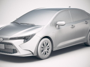 Toyota Corolla Sedan Hybrid US 2020 Modèle 3D