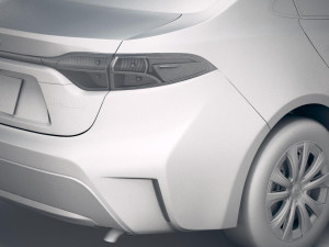 Toyota Corolla Sedan Hybrid US 2020 Modèle 3D