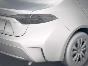 Toyota Corolla Sedan Hybrid US 2020 3D Model