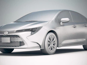 Toyota Corolla Sedan Hybrid US 2020 3D Model