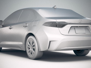 Toyota Corolla Sedan Hybrid US 2020 Modèle 3D