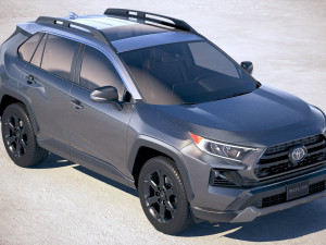 Toyota RAV4 TRD Offroad 2020 3D Model