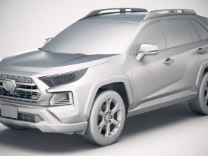 Toyota RAV4 TRD Offroad 2020 3D Model