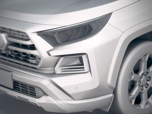 Toyota RAV4 TRD Offroad 2020 3D Model