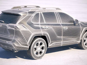 Toyota RAV4 TRD Offroad 2020 3D Model
