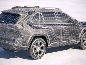 Toyota RAV4 TRD Offroad 2020 3D Model
