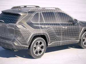 Toyota RAV4 TRD Offroad 2020 3D Model