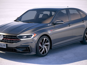 Volkswagen Jetta GLI 2019 3D 모델