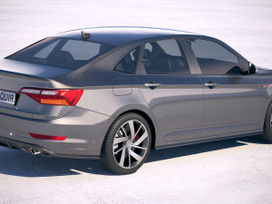 Volkswagen Jetta GLI 2019 Modèle 3D