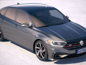 Volkswagen Jetta GLI 2019 Modèle 3D