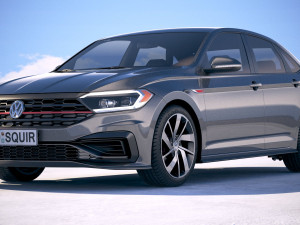 Volkswagen Jetta GLI 2019 Modèle 3D