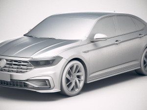 Volkswagen Jetta GLI 2019 Modèle 3D