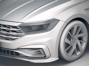 Volkswagen Jetta GLI 2019 Modèle 3D