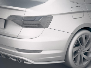 Volkswagen Jetta GLI 2019 Modèle 3D