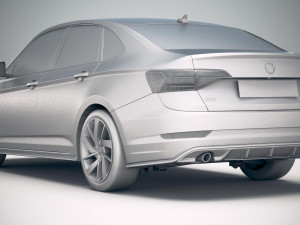 Volkswagen Jetta GLI 2019 Modèle 3D