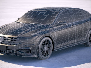 Volkswagen Jetta GLI 2019 Modèle 3D