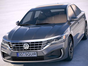 Volkswagen Passat R-line 2020 Modello 3D