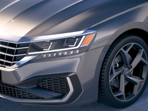 Volkswagen Passat R-line 2020 Modello 3D
