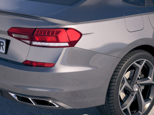 Volkswagen Passat R-line 2020 Modello 3D
