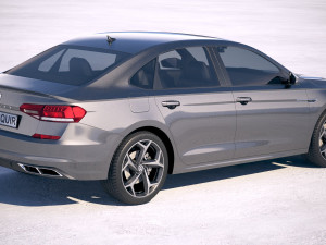 Volkswagen Passat R-line 2020 Modello 3D