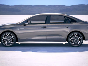 Volkswagen Passat R-line 2020 3D Model