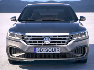 Volkswagen Passat R-line 2020 3D Model