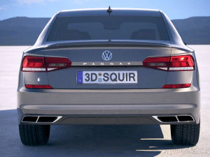Volkswagen Passat R-line 2020 3D Model