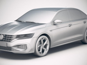 Volkswagen Passat R-line 2020 Modello 3D