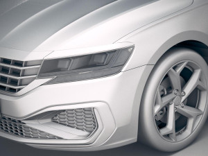 Volkswagen Passat R-line 2020 Modello 3D