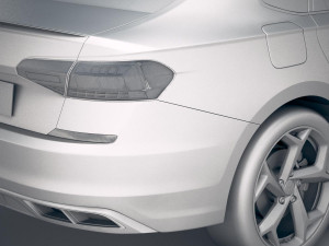 Volkswagen Passat R-line 2020 Modello 3D