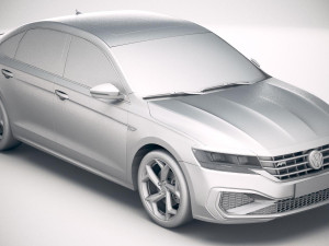 Volkswagen Passat R-line 2020 Modello 3D