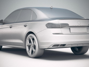 Volkswagen Passat R-line 2020 Modello 3D