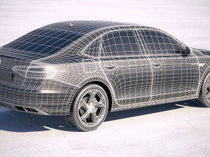 Volkswagen Passat R-line 2020 3D Model